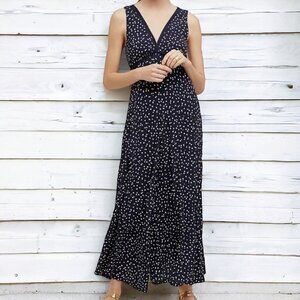 Anthropologie HD in Paris Womens 6 Tallulah Wide Leg Polka Dot Jumpsuit